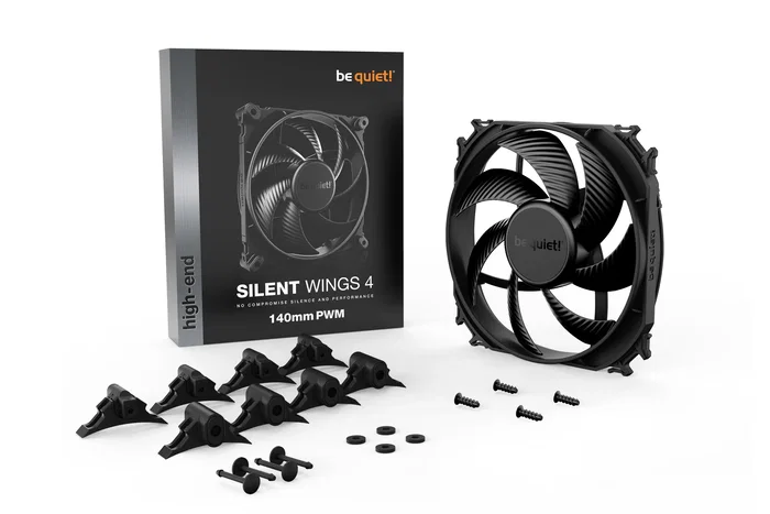 be quiet! Silent Wings 4 140mm PWM Negro be quiet! Silent Wings 4 140mm PWM Negro