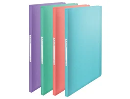 Esselte Carpeta Escaparate Colour Breeze Colores Surtidos con 40 Fundas DIN A4