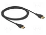 DeLOCK Cable DisplayPort 8K 2 m sin pestillo 85910, Negro