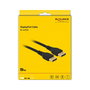 DeLOCK Cable DisplayPort 8K 60Hz 2m DP 1.4, Certificado 8K 7680x4320, 32.4 Gbit/s, Conectores Macho, Negro