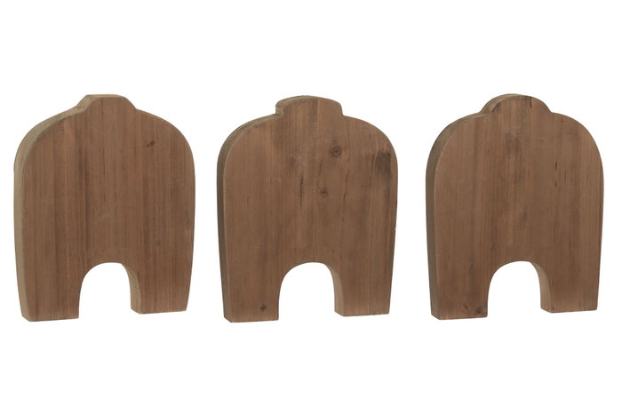 DKD Home Decor Figura de Madera Reciclada Marinero Surtido de 3 unidades