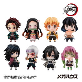 Megahouse Demon Slayer Kimetsu no Yaiba Figuras Tanjiro & Friends Surtido de 8