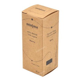 MINIMA ORGANICS Hilo Dental De Maiz Biodegradable 30Mts Con Cera De Candelilla Y Aceite De Menta