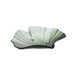Ixia Bandeja Concha Verde de Cristal Decoración 17 x 16 cm