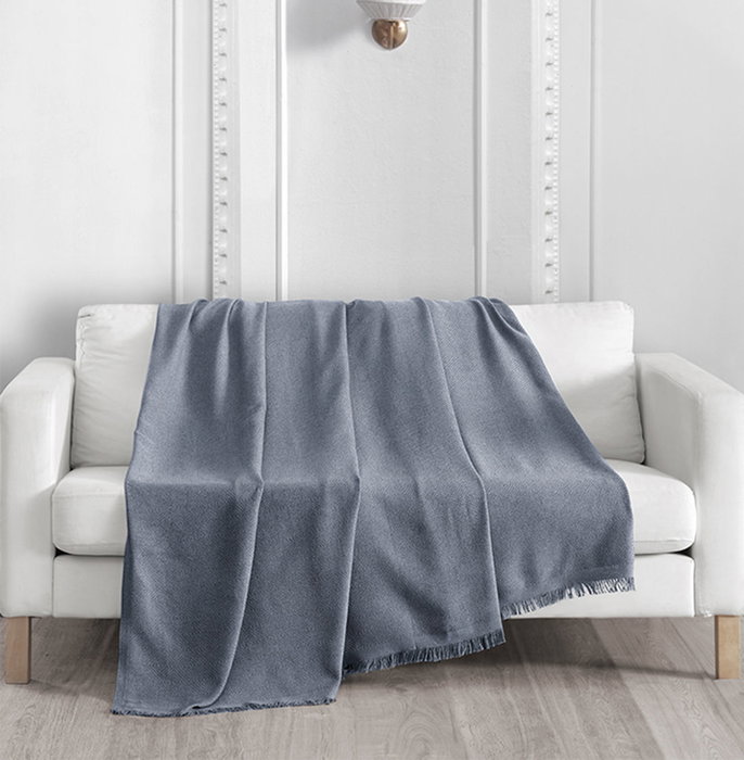L'essentiel linge de maison Funda de Sofá Elite Antracita 100% Algodón 175 x 230 cm