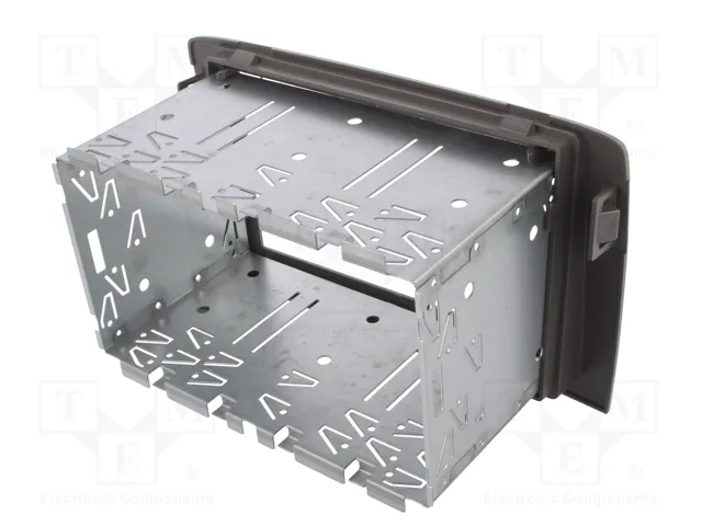 PER.PIC. Bastidor de montaje de radio 2 DIN para Fiat e Lancia, plata PER.PIC. Bastidor de montaje de radio 2 DIN para Fiat e Lancia, plata