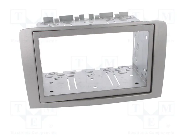 PER.PIC. Bastidor de montaje de radio 2 DIN para Fiat e Lancia, plata PER.PIC. Bastidor de montaje de radio 2 DIN para Fiat e Lancia, plata