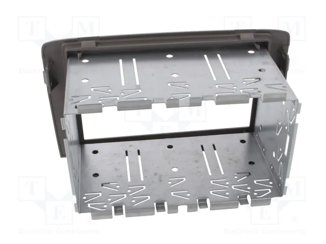 PER.PIC. Bastidor de montaje de radio 2 DIN para Fiat e Lancia, plata PER.PIC. Bastidor de montaje de radio 2 DIN para Fiat e Lancia, plata