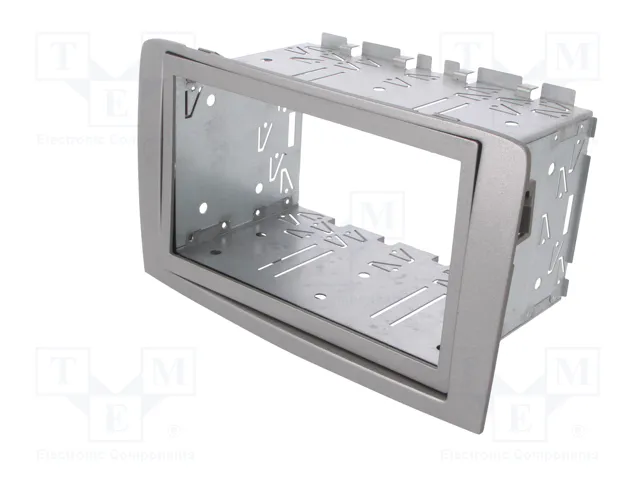 PER.PIC. Bastidor de montaje de radio 2 DIN para Fiat e Lancia, plata PER.PIC. Bastidor de montaje de radio 2 DIN para Fiat e Lancia, plata