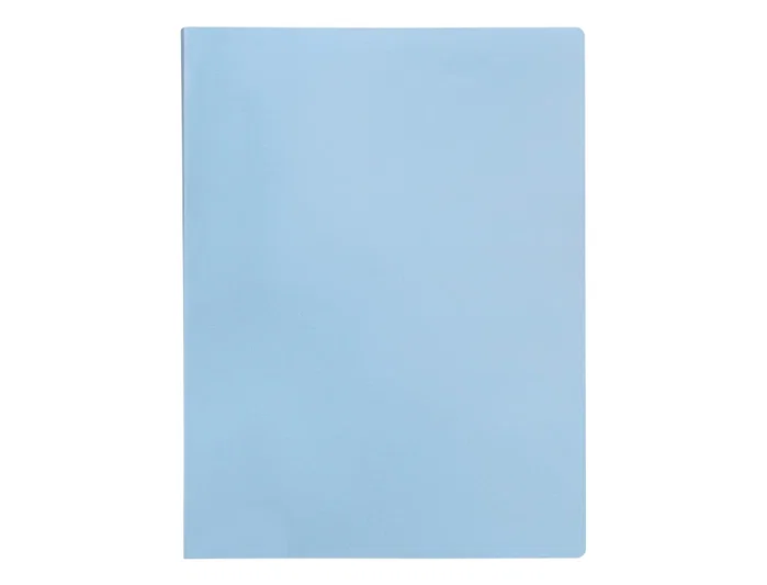 Liderpapel Carpeta Escaparate 60 Fundas Polipropileno DIN A4 Celeste Opaco