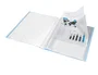 Liderpapel Carpeta Escaparate 60 Fundas Polipropileno DIN A4 Celeste Opaco