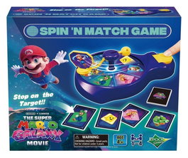 Super Mario juego Galaxy Movie Spin'n Match