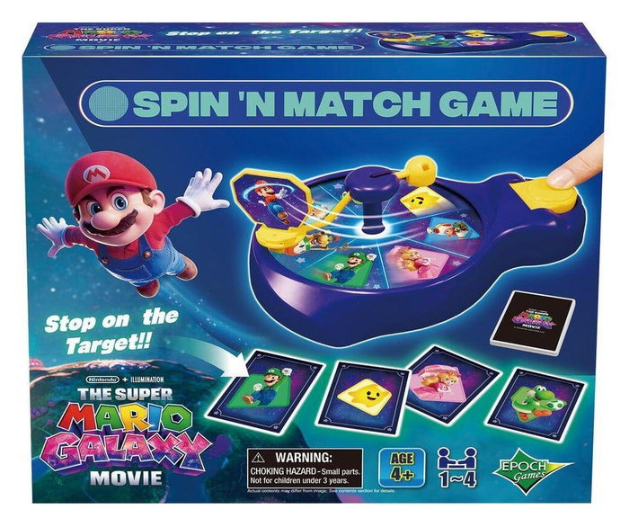 Super Mario juego Galaxy Movie Spin'n Match