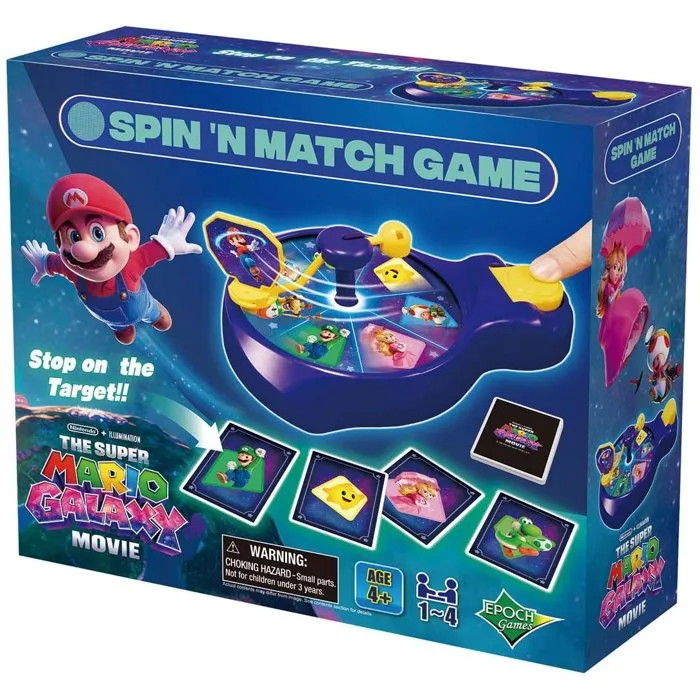Epoch Games MAR5054131076392 Super Mario Bros. La Película 2: La Galaxia Giratoria - Juego de acción y puzles para 1-2 jugadores, edad 4+
