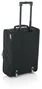 Gator Funda rodante ligera para rack 2U con ruedas y asa de arrastre - Negro