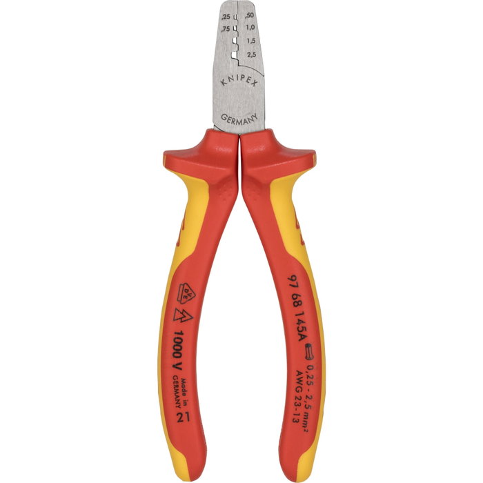 Knipex Pinzas de crimpar para terminales de punta de cable Knipex Pinzas de crimpar para terminales de punta de cable