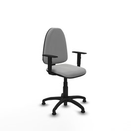 PIQUERAS Y CRESPO Silla de oficina Aýna Gris claro con Brazos 1D