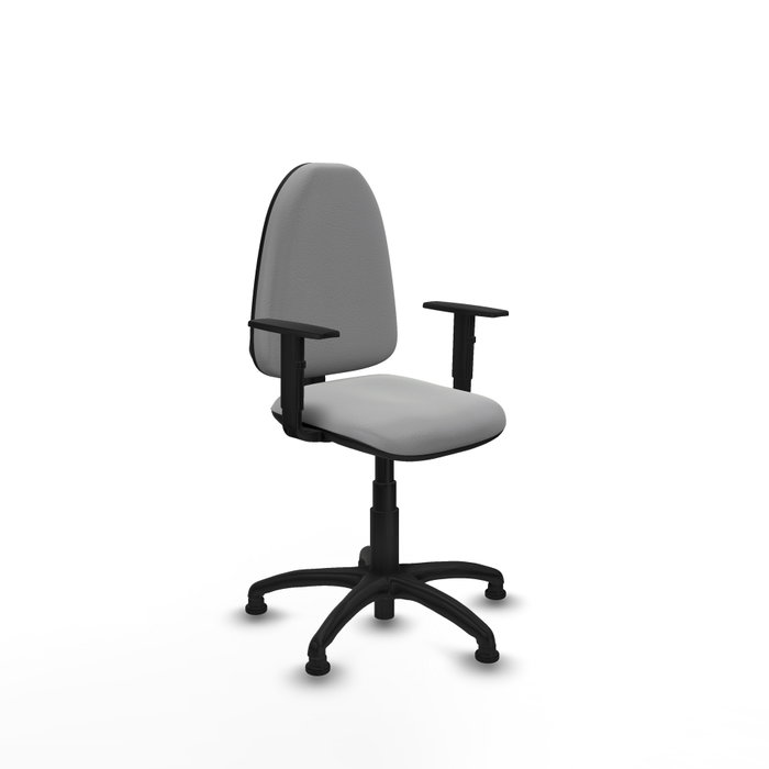 PIQUERAS Y CRESPO Silla de oficina Aýna Gris claro con Brazos 1D PIQUERAS Y CRESPO Silla de oficina Aýna Gris claro con Brazos 1D