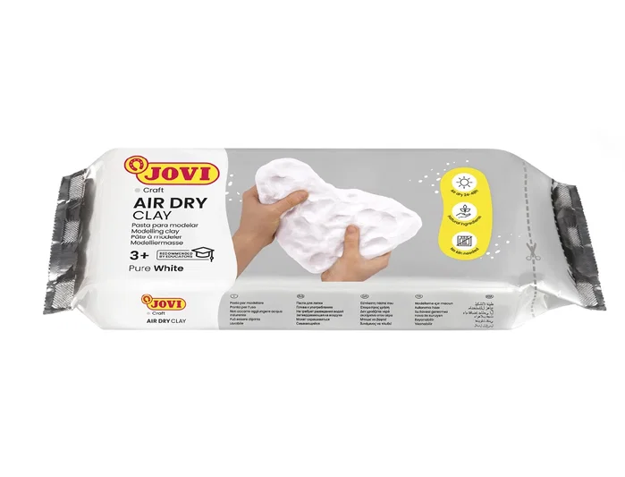 Jovi Pasta de Modelar Air Dry Blanca 500 g