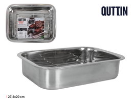 Quttin Bandeja Rectangular con Grill 27.5x20x5 cm