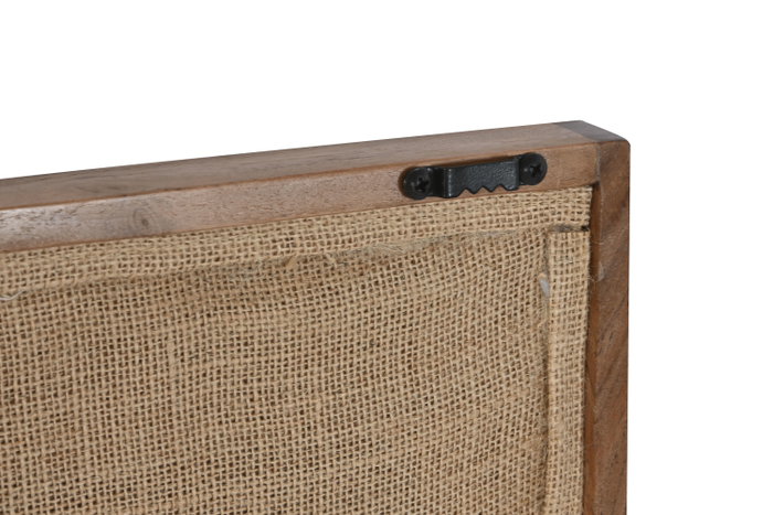 DKD Home Decor Cuadro Algodón y Acacia 75x3x105 Moderno 3D (Pack de 2) inevitable para ambientes scandi/urbanos