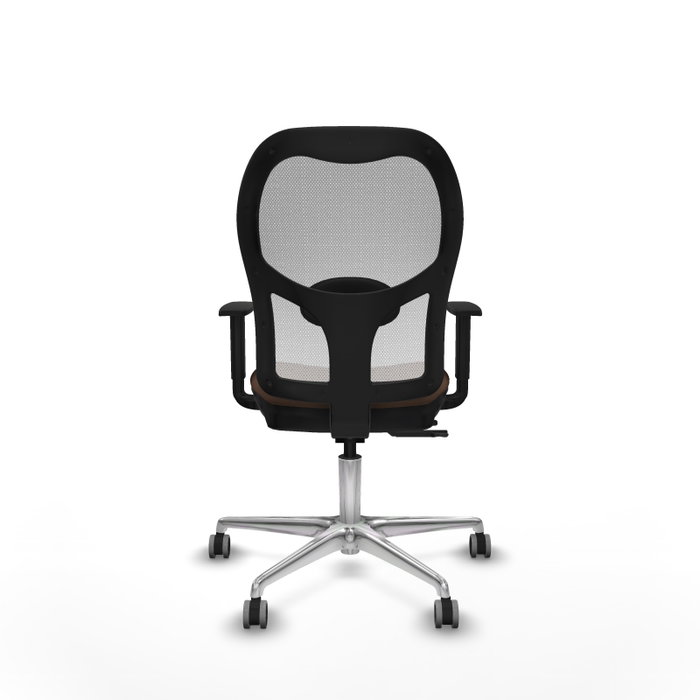 PIQUERAS Y CRESPO Silla de oficina Jorquera Marrón oscuro y Blanco PIQUERAS Y CRESPO Silla de oficina Jorquera Marrón oscuro y Blanco