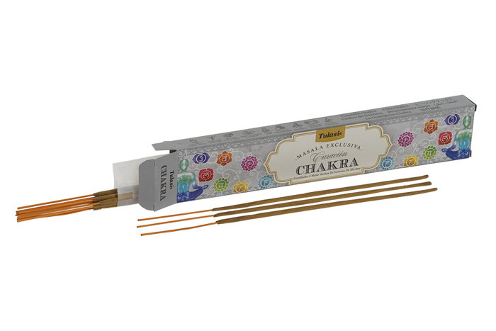 DKD Home Decor Set de 15 Varillas de Incienso Chakras Multicolor