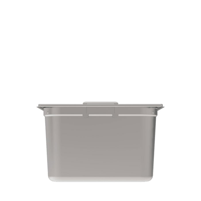 Rieber Cubeta GN 1/2-200 con Asas - Acero Inoxidable - Capacidad 10.9 Litros para Almacenaje y Transporte