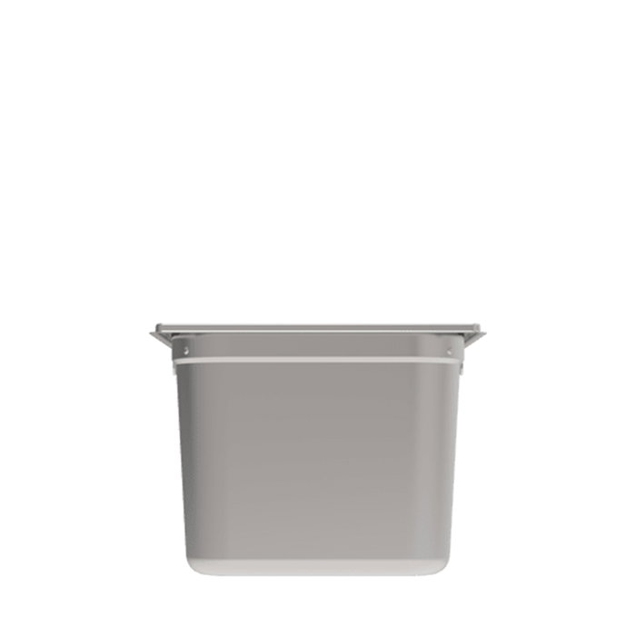 Rieber Cubeta GN 1/2-200 con Asas - Acero Inoxidable - Capacidad 10.9 Litros para Almacenaje y Transporte