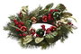 DKD Home Decor Corona LED PVC 50x15x50 Verde y Rojo con 40 LEDs