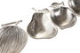 DKD Home Decor Bandeja de Aluminio Plateada con Motivos de Fruta (Pack de 4)