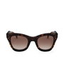 Carolina Herrera Gafas CH 0015/S 086 Gafas de Sol Mujer Cuadrada Burdeos Rosa 145 mm