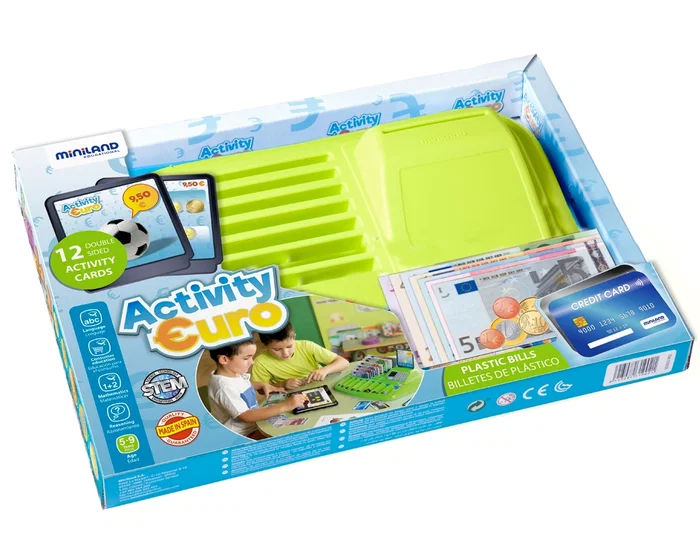 Miniland Euro Tray Juego de Actividad 77 Piezas