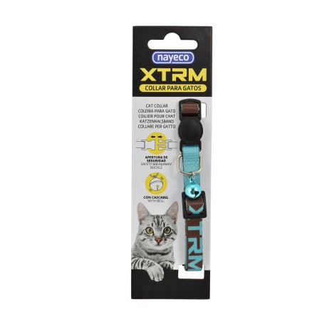 Nayeco Collar Gato X-Trm Marrón 20-33 cm X 1 cm (Set de 3)