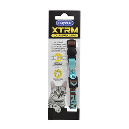 Nayeco Collar Gato X-Trm Neon Flash Marrón 10mm x 22-33cm