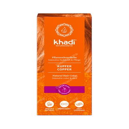 KHADI Tinte Herbal Color Cobre 100Gr Vegetal Vegano Sin PPD Parabenos Perfumes Sinteticos