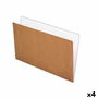 Subcarpeta Elba Blanco Marrón Folio 50 Piezas (4 Unidades)