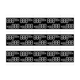 Edm Etiquetas de precios personalizables 54 x 33 mm 30 unidades por lámina