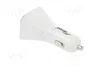 AKYGA Alimentador USB de coche con 2 puertos USB-A y Quick Charge 3.0
