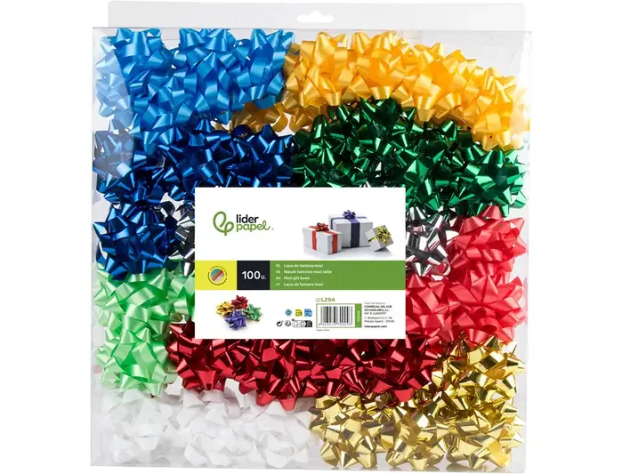 Liderpapel Lazo Fantasía Maxi Metalizado Colores Surtidos Liderpapel Lazo Fantasía Maxi Metalizado Colores Surtidos