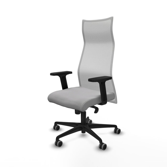 PIQUERAS Y CRESPO Silla Albacete malla sincro Bali gris claro