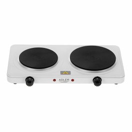 Adler Cocina eléctrica dos quemadores 2500 W blanca