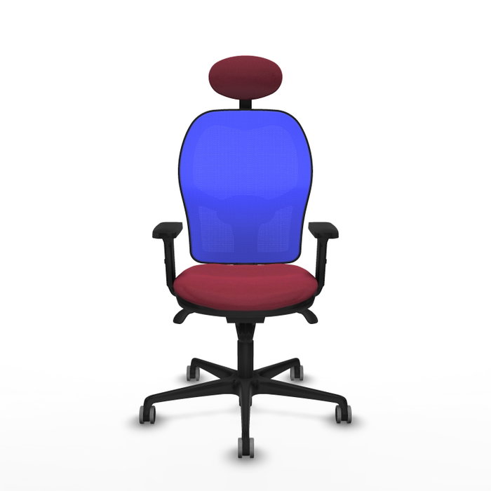 PIQUERAS Y CRESPO Silla de oficina Jorquera Granate y Azul PIQUERAS Y CRESPO Silla de oficina Jorquera Granate y Azul