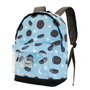 Oh My Pop Mochila HS Clear Crunchy Urbana Ligera Transparente Multicolor 41x30x18cm 22L