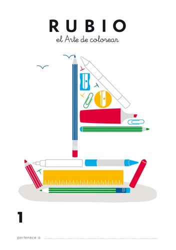 Cuaderno Rubio A4 De Colorear Nº 1 (3-4 Años) (Set de 5) Cuaderno Rubio A4 De Colorear Nº 1 (3-4 Años) (Set de 5)