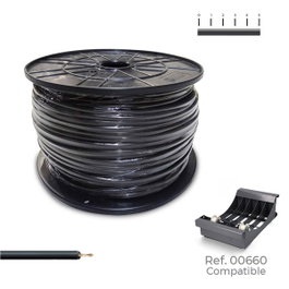 Sediles Cablecillo H07Z1-K 2,50 mm² Negro 400 m.