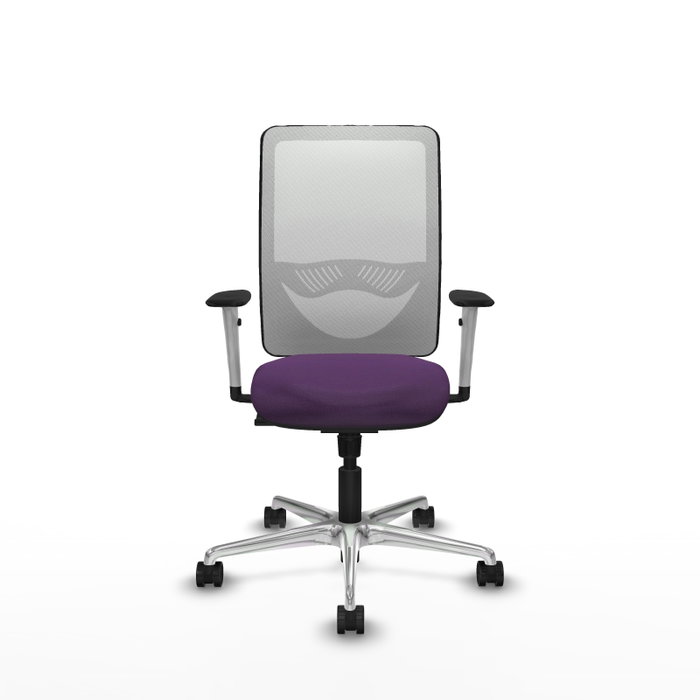 PIQUERAS Y CRESPO Silla de oficina Zulema con mecanismo Sincro, Morado y Blanco PIQUERAS Y CRESPO Silla de oficina Zulema con mecanismo Sincro, Morado y Blanco
