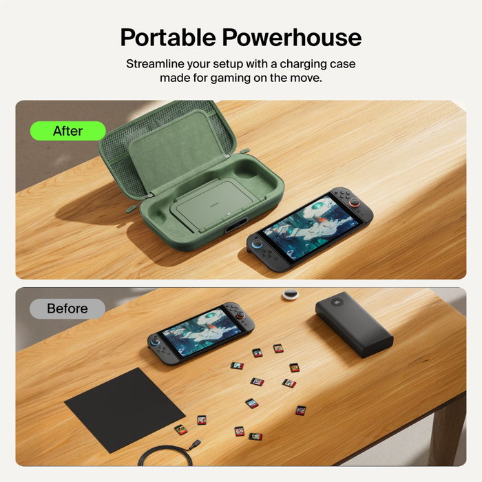 Belkin Charging CasePro 10.000 mAh para Nintendo Switch 2 - Sage Belkin Charging CasePro 10.000 mAh para Nintendo Switch 2 - Sage