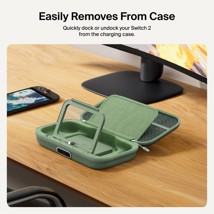 Belkin Charging CasePro 10.000 mAh para Nintendo Switch 2 - Sage Belkin Charging CasePro 10.000 mAh para Nintendo Switch 2 - Sage