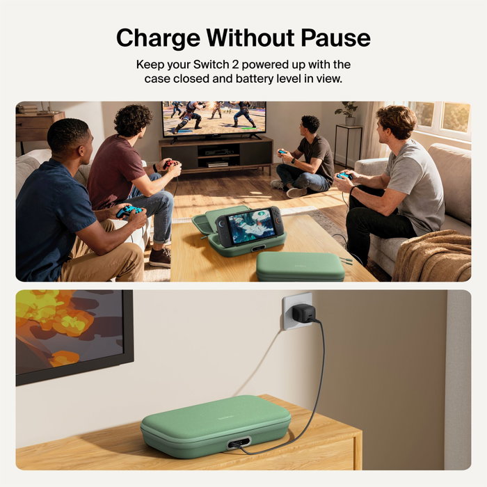 Belkin Charging CasePro 10.000 mAh para Nintendo Switch 2 - Sage Belkin Charging CasePro 10.000 mAh para Nintendo Switch 2 - Sage